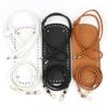 Bag Strap DIY Knitting Crochet Bag Bottom Shaper PU Leather Handbag Purse Base with Strap String(Brown) view 2