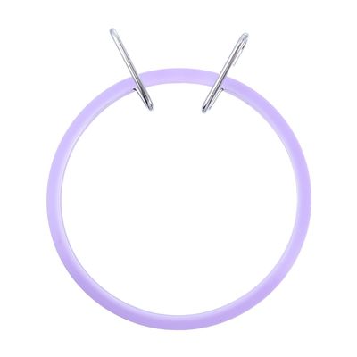 DEARMAMY Large Plastic Embroidery Hoop with Spring Tension Non-Slip Cross Stitch Ring for DIY Sewing Crafts Lightweight Frame for Embroidery Handcraft Wall Decoration Suitable for Beginners