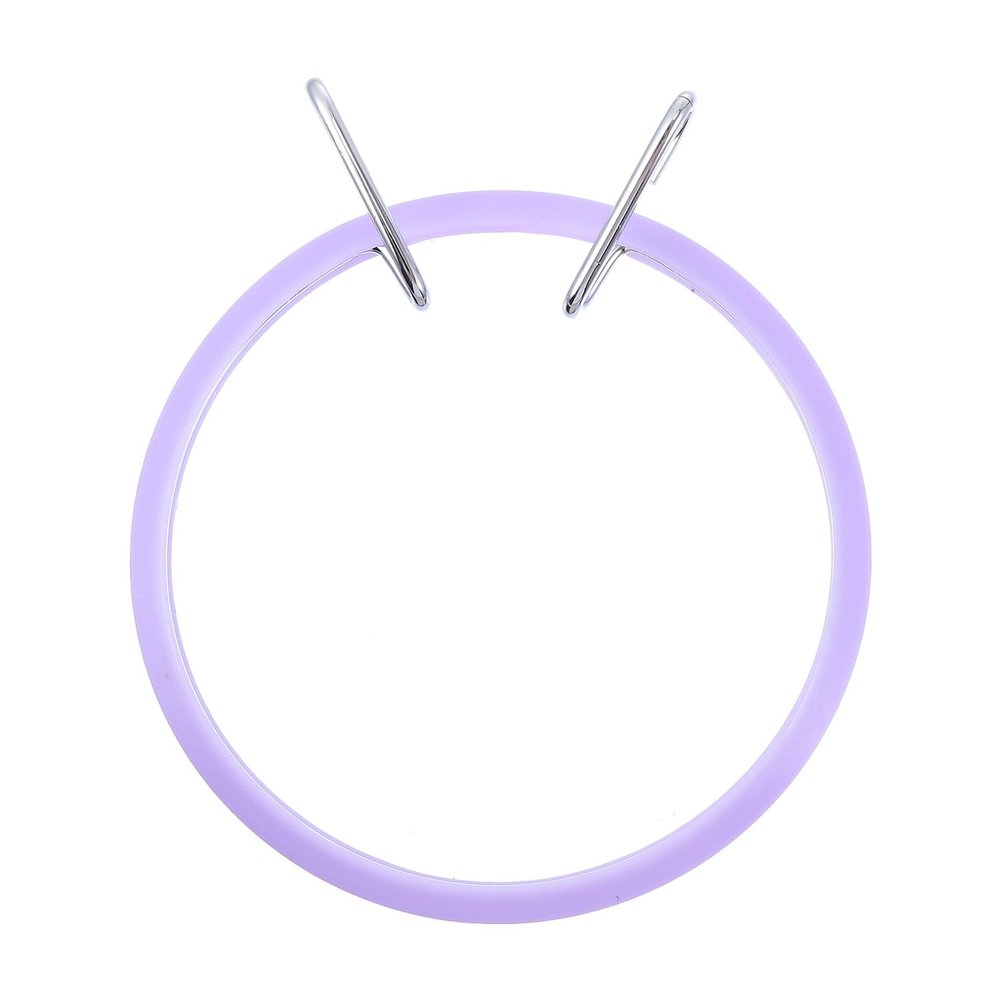 DEARMAMY Large Plastic Embroidery Hoop with Spring Tension Non-Slip Cross Stitch Ring for DIY Sewing Crafts Lightweight Frame for Embroidery Handcraft Wall Decoration Suitable for Beginners