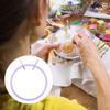 DEARMAMY Large Plastic Embroidery Hoop with Spring Tension Non-Slip Cross Stitch Ring for DIY Sewing Crafts Lightweight Frame for Embroidery Handcraft Wall Decoration Suitable for Beginners view 4