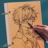 AcidFree Art Paper Notebook 32k 16k A 5 A 4 Format Customizable Page Arrangement for Creatives Acidfree Sketch Paper Pad view 3