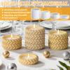 Knot Shape Tealight Holder Mold, Unique 3D Candle Holder Molds, Cylinder Jewelry Holder Container Storage Resin Molds for DIY Epoxy Concrete Art Craft Home Decor (4pcs) view 3