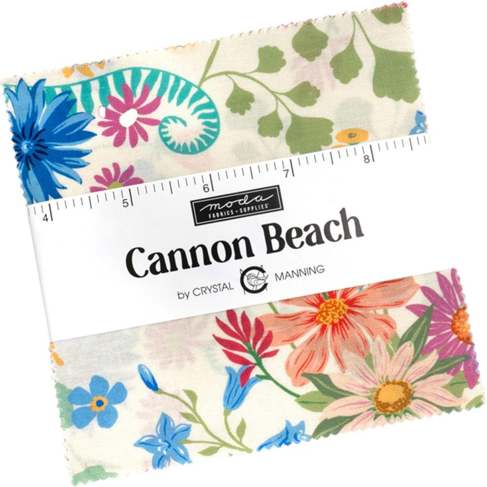 Cannon Beach Charm Pack By Crystal Manning 5-inch Precut Fabric Squares (42 pcs)