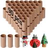 Czoynife 90Pack Brown Cardboard Tubes for Crafts, 1.38x3.98, Bulk Paper Rolls for Kids DIY, Classroom Art Supplies, Holiday Decor view 1