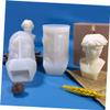 CORHAD DIY Large European Style Silicone Candle Mold for Sculpture Premium Silicone for Resin Wax Plaster Crafting Stylish Portrait Statue Mold for Handmade Decor view 2
