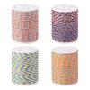 Elecrelive 17.2 Yards Macrame Cotton Rope 1.5mm Braided Bracelet String 4-Strand Twisted Twine String for Wall Hanger Plant Hanging Macrame Supplies view 1