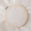 2 Pieces Embroidery Hoops 4 and 6 Inch Round Bamboo Cross Stitch Hoops Adjustable Frame for Embroidery Cross Stitch Art Craft Sewing and DIY Decoration view 3