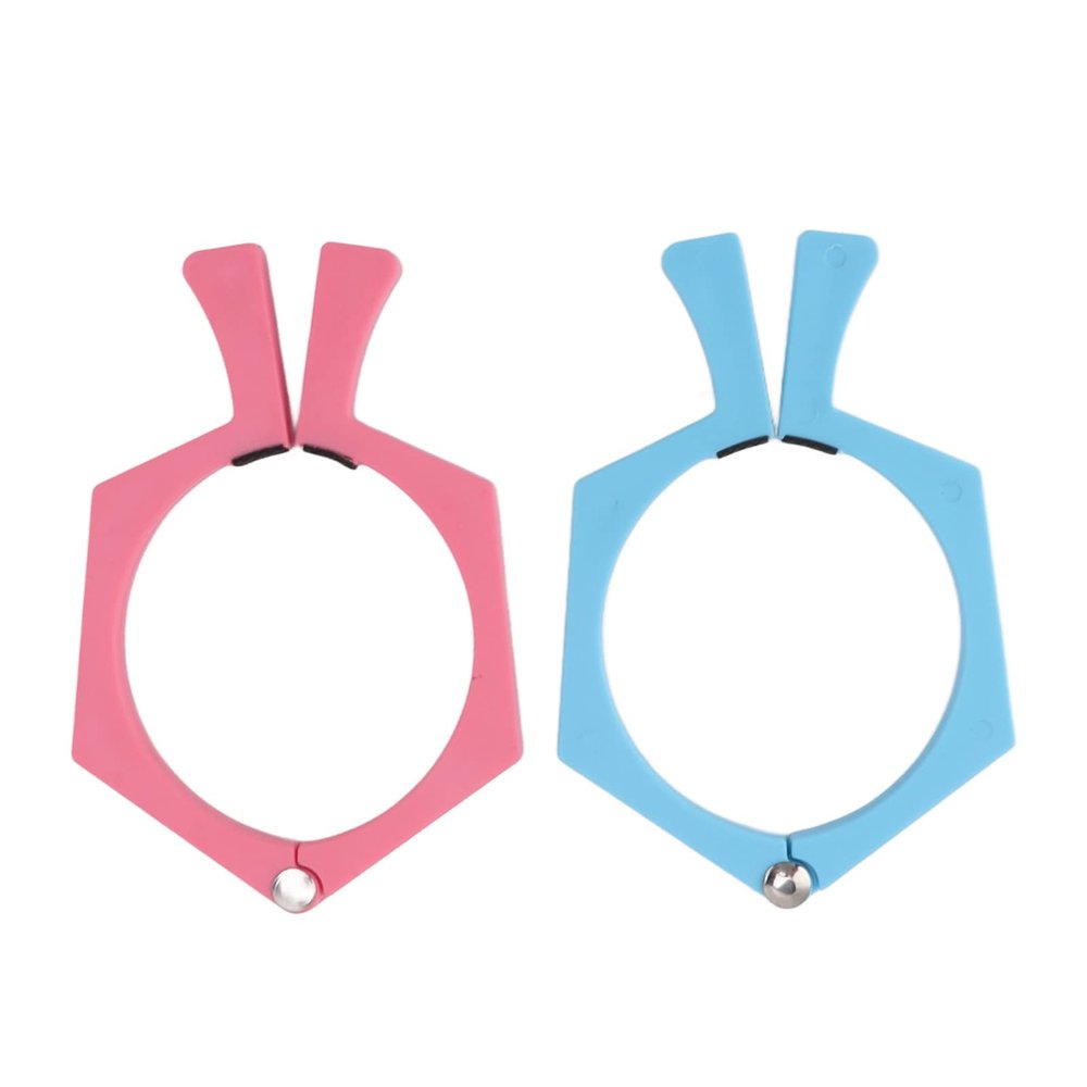 WAHEWUD 2 PCS Sublimation Accessories, Cup Cradle for Tumblers, Flat Sides, Easy to Use, Adjustable Horno para Sublimar, for 20oz Sublimation Blank and Tight Straight Tumblers (Pink+Blue)