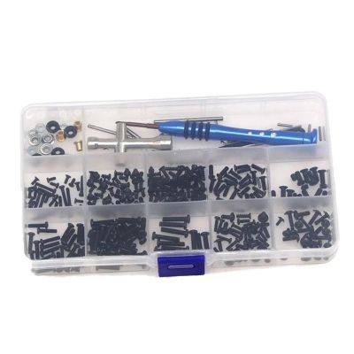 For Wltoys 1/14 144001 A949 A959 A969 A979 RC Car Tool Screws Nuts Box Kit Set Allen Key Machine Wire For Bolt Wrench Tools RC Car DIY Parts