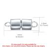 925 Sterling Silver Lobster Clasp for DIY Necklace Bracelet Jewelry Making, Double Spring Clasp with Closed Jump Rings, Necklace Extender Clasp Connector Bracelet Extension (Style 15) view 2