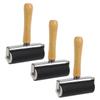 COHEALI 3pcs Printmaking Roller Professional Ink Applicator for DIY Craft Tools Painting Stamping Glue Application with Comfortable Handle Surface view 1