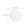 HOMOBABE 100 Pcs Hexagon Quilting Paper Templates Coated Craft for Patchwork Sewing Sturdy Paper Piecing Shapes for Creative Quilt Patterns view 2