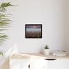Appalachian Pumpkin Patch Foggy Cornfields Glowing Harvest Moon Premium Pinewood Frame Framed Canvas Wall Art view 3