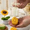 jiingekk Festive Molds Interchangeable Embossing Press For Handcrafted Holiday Desserts & Pastries Autumn Festival view 2