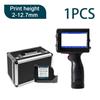 OKANEN Embossing Machine, Metal Suitcase 12.7/25.4mm Handheld Inkjet Printer 28 Languages Bar Batch Code Date Number Expiry Date Label(with 1 ink-12.7mm) view 2