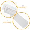 OATIPHO White Hand-Powered Embossing and Die Cutting Machine for Lightweight Sheets Up to Wide Manual Craft Tool for Soft Embossing Effects Kindergarten Educational Use Card Making and view 3
