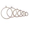 Embroidery Hoop Set Round Shape Rubber User Friendly Multifunctional Stitching Frame Circle Set for Craft Enthusiasts and DIY Lovers for Small to Large Projects with 6 Sizes view 1