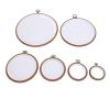 Embroidery Hoop Set Round Shape Rubber User Friendly Multifunctional Stitching Frame Circle Set for Craft Enthusiasts and DIY Lovers for Small to Large Projects with 6 Sizes view 3