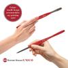Borciani e Bonazzi Unico Silver Synthetic Series 811 Paint Brush, Flat 18 - Medium Handle Paintbrush Handcrafted in Italy, Cruelty-Free, Acrylic, Oil, Watercolor view 4