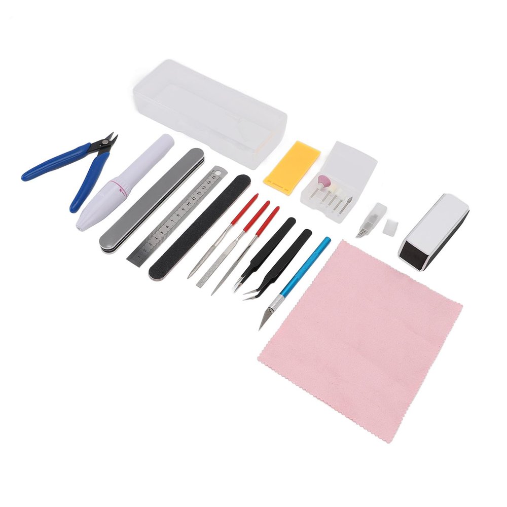 SUNGOOYUE Model Building Tools Kit Model Tools Set for Hobby Building Suitable for Beginners and Enthusiasts Portable Storage Box Included