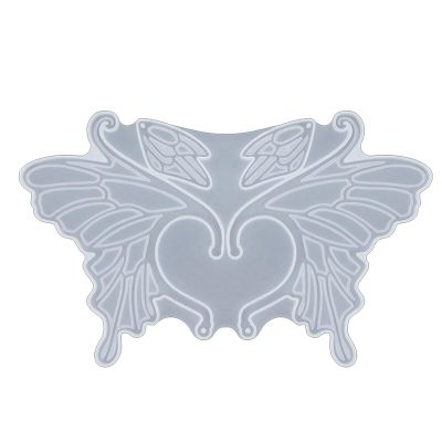 Ear Clip Silicone Mold Butterfly Fairy Wing Piercing Earrings Crystal Epoxy Resin Molds Ear Covers Jewelry