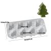 Christmas Tree Candle Moulds,1PC 8 Cavity Christmas Candle Moulds for Candle Making,Chocolate Candy Cake Muffin Jelly Baking Mold Soap Mould for Home Party Decoration DIY Crafts (Xmas Tree) view 2