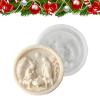 3D Nativity Jesus Family Shape Candle Silicone Molds, Nativity Scene Molds, Nativitys Scene Home Decor, Jesus Family Nativitys Decoration Mold, for Candle Making Home Decor view 1