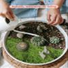 Light Green 8.8oz Artificial Floral Moss Fake Greenery Moss Faux Plant for DIY Crafts Fairy Garden Pot Filler Vase Greenery Decorating Project Indoor Model Making Walls Glass Decor Forlaoers view 4