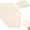 20Pcs Chamois Cloth Pottery Tools for Trimming Smoothing Pot Rim Ceramics Clay Cleaning Glasses 5.71x6.89 inch view 2