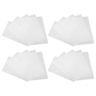 Alipis 40 Sheet Chinese Calligraphy Xuan Paper for Writing and Painting High-Absorption Rice Paper with Ink Diffusion Control Suitable for Sumi Drawing Japanese Kanji Practice and