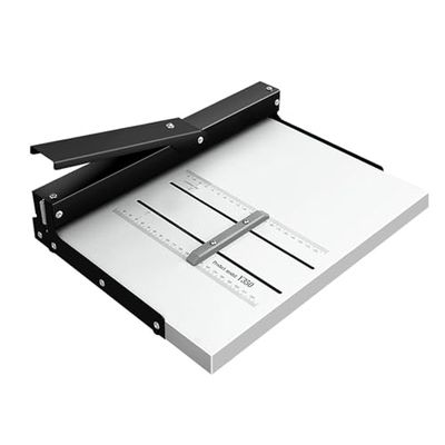 DFEDHF Manual Creasing Machine - Desktop Paper Scorer with Ruler for Document, Card, Booklet - Essential Office Tool for Precision Folding