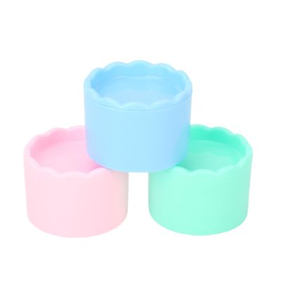 Nail Brushes Washing Cup Portable Leakproof Nail Art Pen Cleaning Cup with Lid for Manicure Professional Salon and Home Use Plastic Material 3 Pack