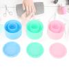 Nail Brushes Washing Cup Portable Leakproof Nail Art Pen Cleaning Cup with Lid for Manicure Professional Salon and Home Use Plastic Material 3 Pack view 2