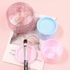 Nail Brushes Washing Cup Portable Leakproof Nail Art Pen Cleaning Cup with Lid for Manicure Professional Salon and Home Use Plastic Material 3 Pack view 4