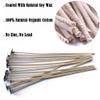 Braided Soy Candle Wicks | 50 Eco Pre-Tabbed Cotton & Paper Wicks 6 Inch | Clean Burning DIY Candle Making Supplies view 3