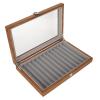 CHICIRIS Retro Design Walnut Wood Fountain Pen Display Case Organizer for 12 Pens Longlasting Brightness Great Colleague Husband Exhibition view 1