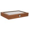 CHICIRIS Retro Design Walnut Wood Fountain Pen Display Case Organizer for 12 Pens Longlasting Brightness Great Colleague Husband Exhibition view 3