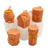 5PCS-3D Honeycomb Pillar Candle Silicone Mold DIY Embossed Bee and Flower Bee Cylinder Aromatherapy Candle Plaster Molds Handmade Home Decor Gift(Honeycomb Mold-12) view 1