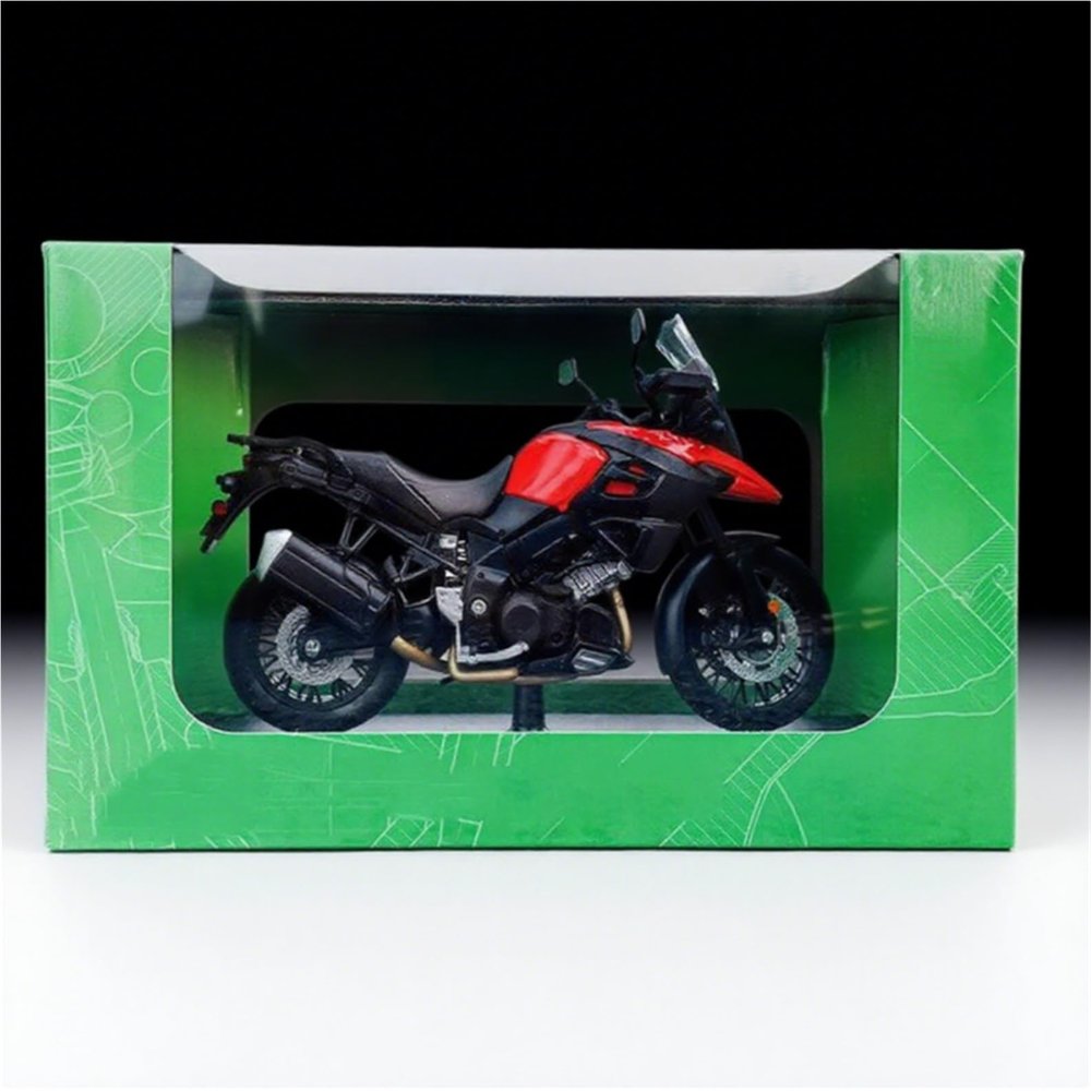MAKUTU Scale Motorcycle Model for Suzuki V-Strom Simulation Alloy 1:12 Motorcycle Model