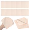15 Pcs Chamois Cloth, Chamois Cloth for Drawing Artist Cloths 6 x 6 Inch Soft Cloths Small Ceramic Craft Leather Supplies for Pot Rim Smoothing Pottery Drawing Trimming view 1