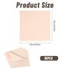 15 Pcs Chamois Cloth, Chamois Cloth for Drawing Artist Cloths 6 x 6 Inch Soft Cloths Small Ceramic Craft Leather Supplies for Pot Rim Smoothing Pottery Drawing Trimming view 3