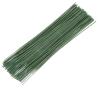 Floral Stem 150 Pcs 25cm Plastic Floral Stems Artificial Flower Rods Green Florist Wires Stick DIY Craft Bouquet Arrangement Tools view 1
