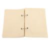 NineTribe Basics Blank Fabric Sketchbook Linen Folding Portable Travel Journal, Fabric Planner Notebook Stitchbook with Ring Binding for Drawing Writing, Sewing view 1
