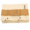 NineTribe Basics Blank Fabric Sketchbook Linen Folding Portable Travel Journal, Fabric Planner Notebook Stitchbook with Ring Binding for Drawing Writing, Sewing view 3