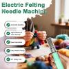 VAXYOR Electric Felting Needle Machine, Wool Felting Tool with 1-7 Needles, Speed Adjustable, Easy Needle Change, Felting Needle Machine Kit for DIY Wool Painting, Felted Craft Work view 2