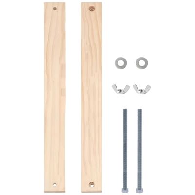 byepica Manual Bookbinding Press Tool Set, 9.8 in Pine Wood, Ideal for DIY Bookbinding Projects