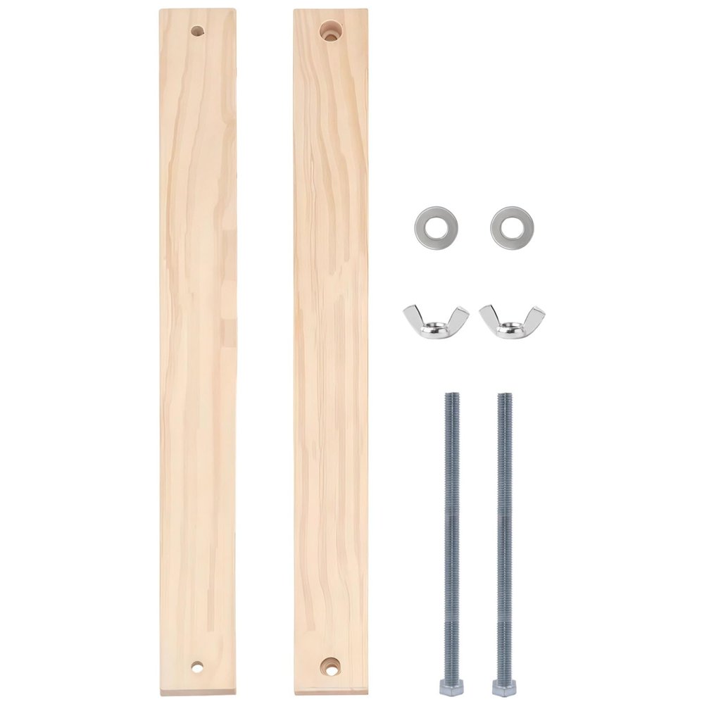 byepica Manual Bookbinding Press Tool Set, 9.8 in Pine Wood, Ideal for DIY Bookbinding Projects