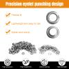 Semi-Automatic Puncher Eyelet Feeding Tool 8mm Banner Tarpaulin Eyelet Press Punching Machine Without Button Accessories for Fabric Leather Banners DIY Projects view 3