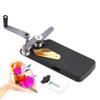 Crepe Paper Lace Curling Machine, Fine/Coarse Teeth, Flower Packaging Tool for Florists, DIY Craft Supplies, Floral Arrangement Accessories view 1
