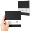 PATIKIL 5.5x5.5 Small Sketchbook, 2 Pack Mini Sketchbook Watercolor Paper Pad 300GSM Thick Paper 24 Sheets/48 Pages Square Tiny Sketch Pad Pocket for Drawing Travel Artist Adults, Black view 1